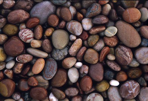 Other Images : Coloured Pebbles at Budleigh Salterton, Devon